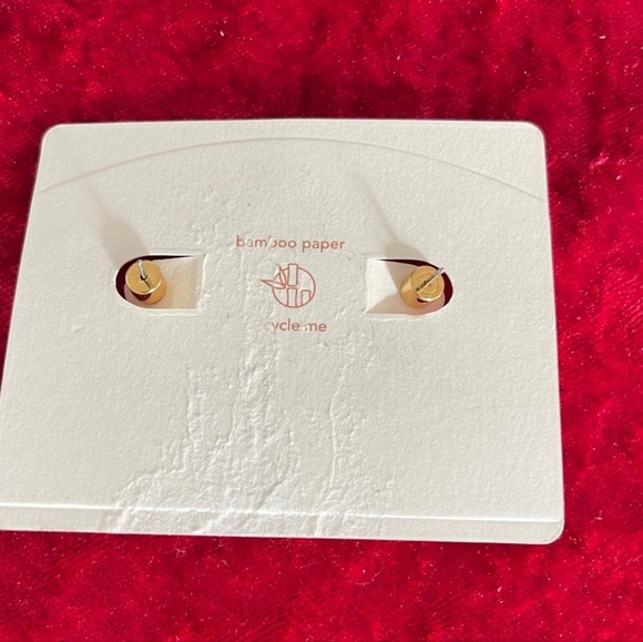 New Jenny Bird Gold Tone Teeni Detachable Link Earrings - Picture 3 of 3